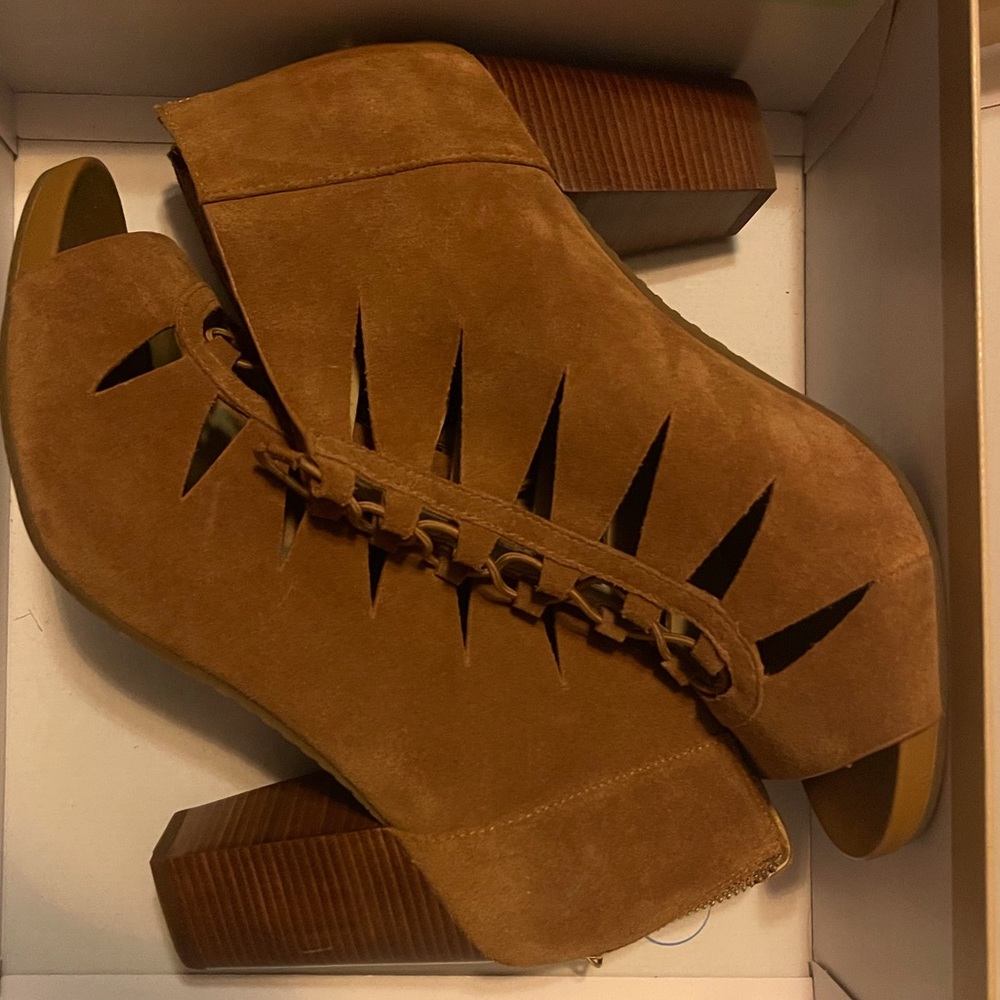 NWT Michael Kors suede booties. New.